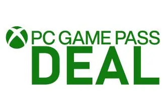 PC Game Pass Deal green tagline on white background