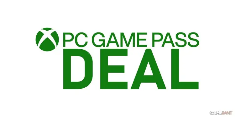 PC Game Pass Deal green tagline on white background