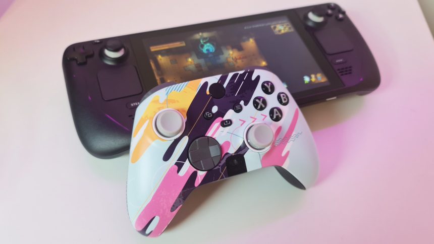 How to use an external controller on a steam deck
