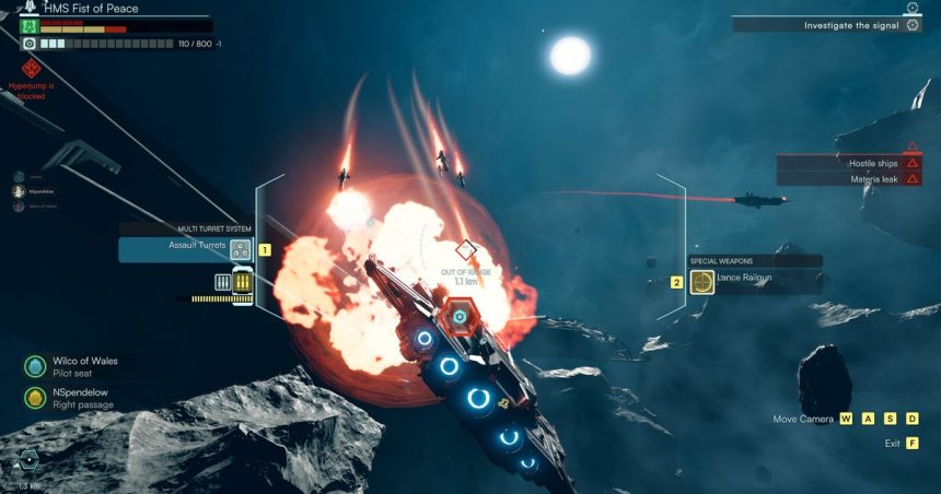 Jump ship demonstrations give you a vibrant, symbolic space raid flavour