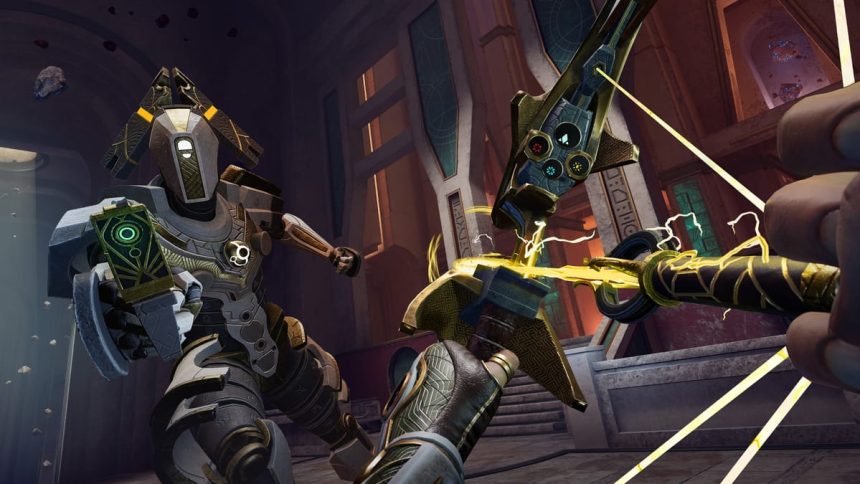 Reach invites high-strength VR action with arms crossed