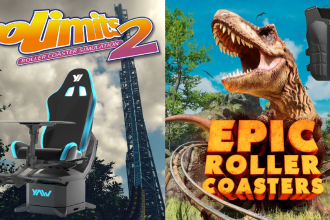 Ride a roller coaster at home with a sitting motion simulator & tactile sensation