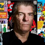Jim Shooter behind a number of his past comics