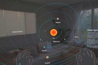 Practice Space XR: Exploring Space from my living room
