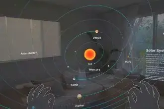 Practice Space XR: Exploring Space from my living room