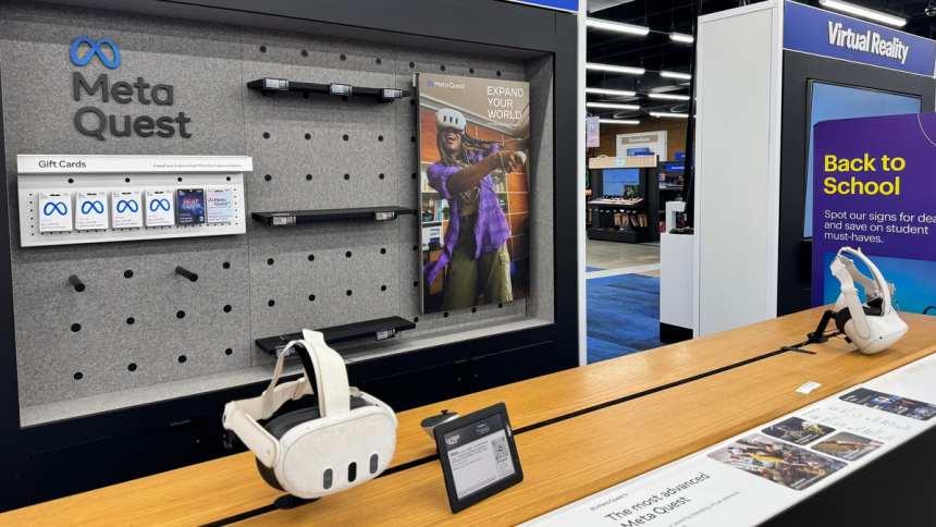 A hard reboot is required for a VR retail experience