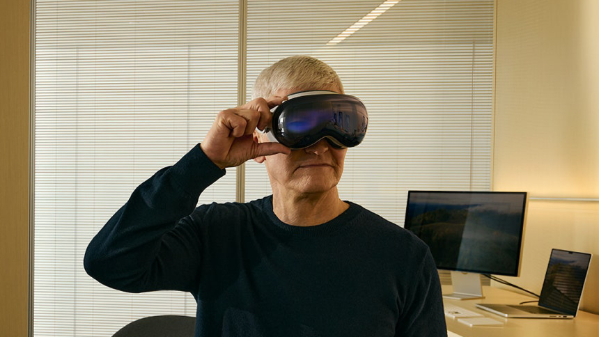Tim Cook: Apple continues to be "very focused" on Visionos