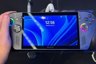 I tried the Xbox Ally. This nailed one side holding the handheld window