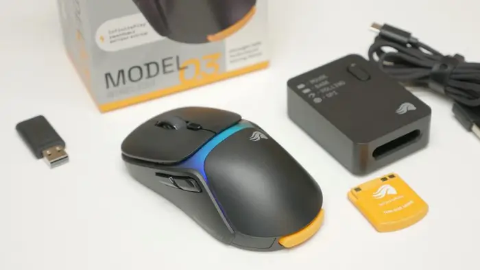 A Glittering Model O3 Review - Ultra-light gaming mouse swappable battery